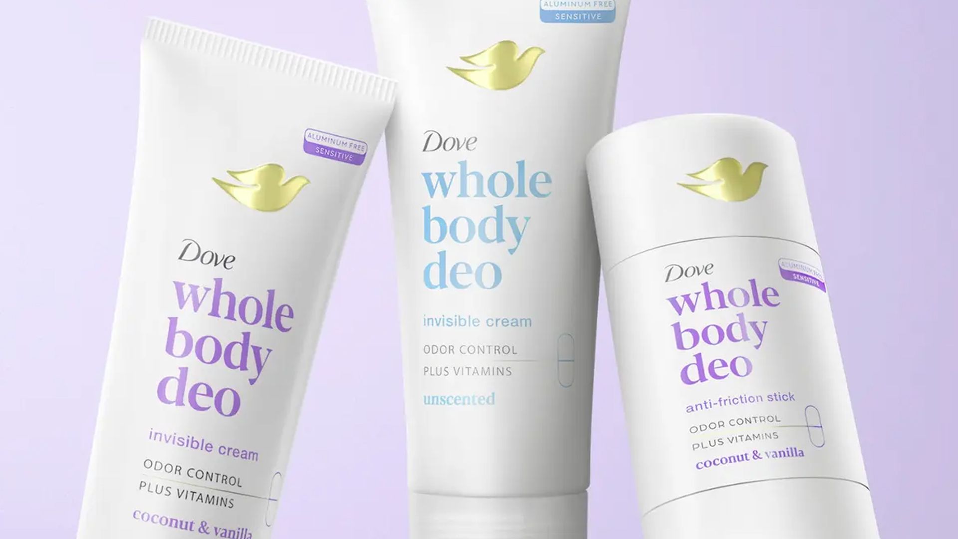 Dove-Ganzkörperdeo aus dem Personal Care Segment von Unilever.