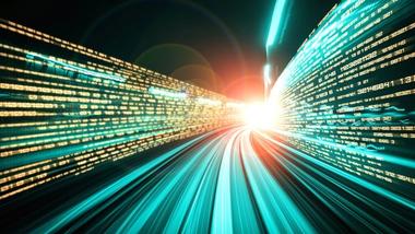 Abbildung eines digitalen Datenflusses.