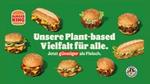 Verschiedene pflanzenbasierte Produkte von The Vegetarian Butcher, die bei Burger King erhältlich sind.